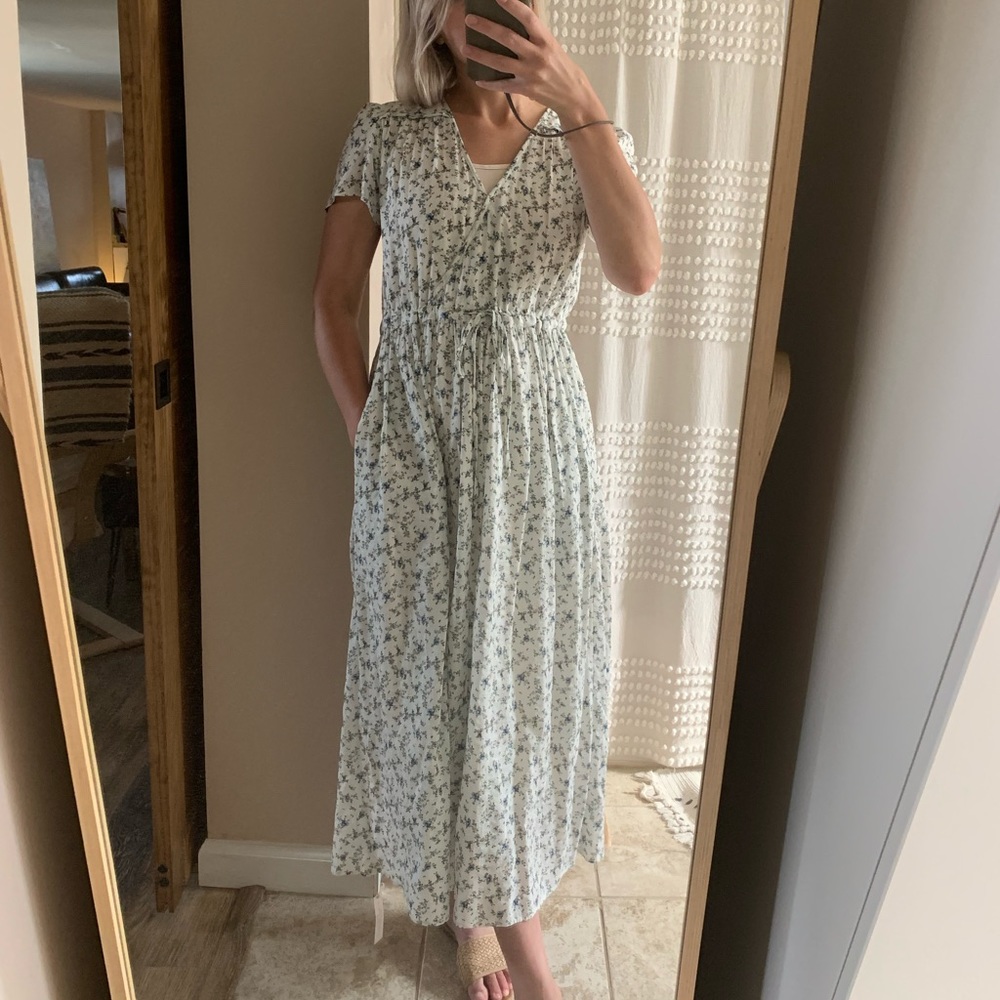 Christy Dawn | The Dawn Dress in Bluestar Floral size XS
